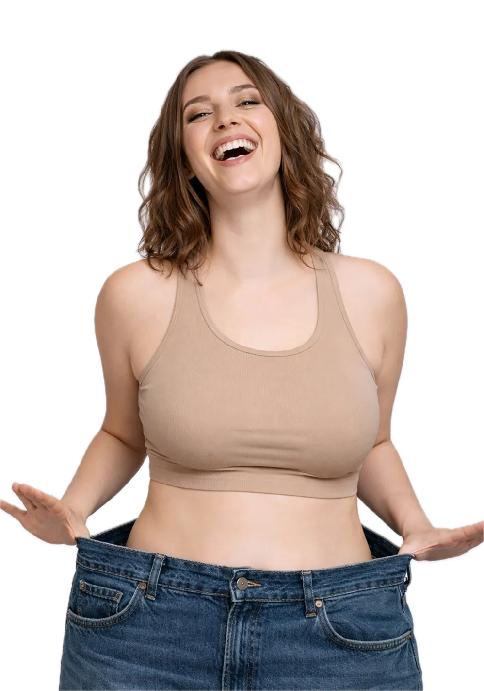 Woman learning about the Gelatin Trick and healthy weight management